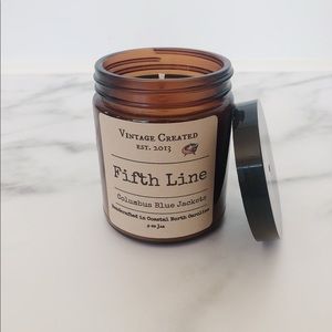 NEW Columbus Blue Jackets Fifth Line Soy Candle